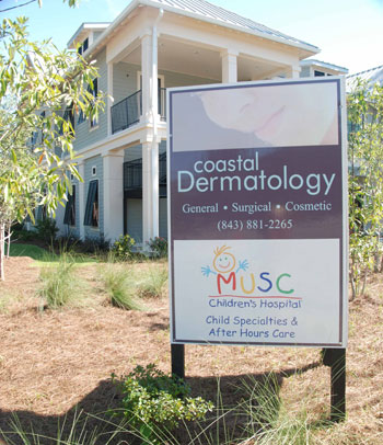 Adams Development built this Medical Building at US Hwy 17 & Hwy 41 housing Coastal Dermatology and the Medical University of South Carolina's Children's Care Clinic